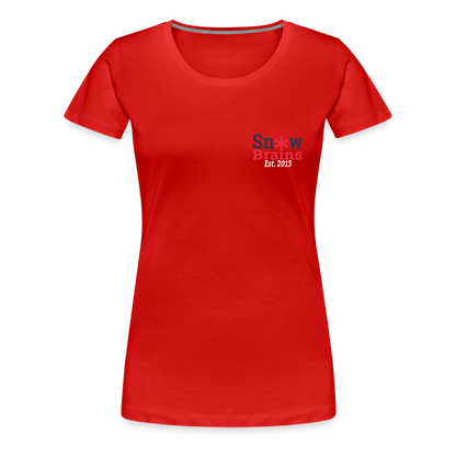 SnowBrains Women’s Premium T-Shirt - red