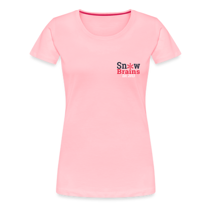 SnowBrains Women’s Premium T-Shirt - pink