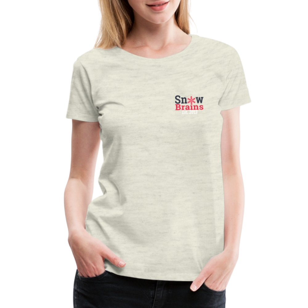 SnowBrains Women’s Premium T-Shirt - heather oatmeal