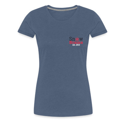 SnowBrains Women’s Premium T-Shirt - heather blue