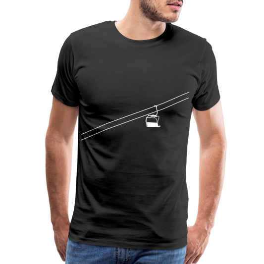 SnowBrains 'Chair Silhouette' Men's Premium T-Shirt - black