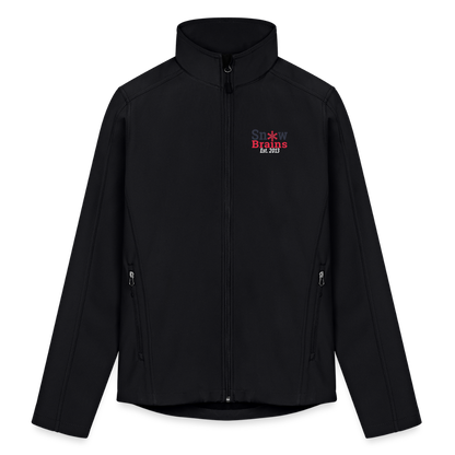 SnowBrains Men’s Soft Shell Jacket - black