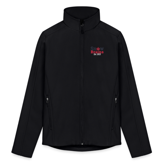 SnowBrains Men’s Soft Shell Jacket - black