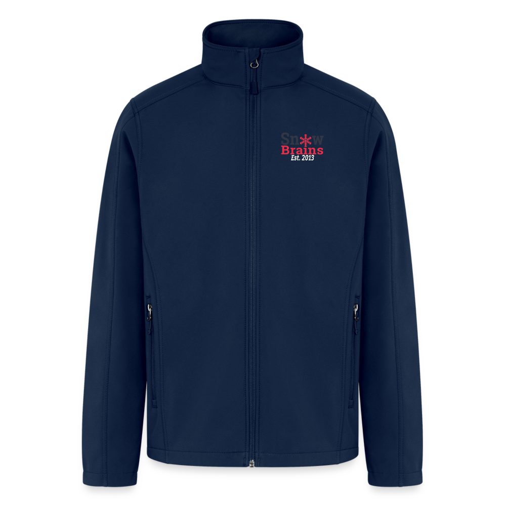 SnowBrains Men’s Soft Shell Jacket - navy