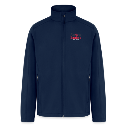 SnowBrains Men’s Soft Shell Jacket - navy