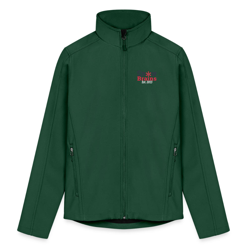 SnowBrains Men’s Soft Shell Jacket - forest green